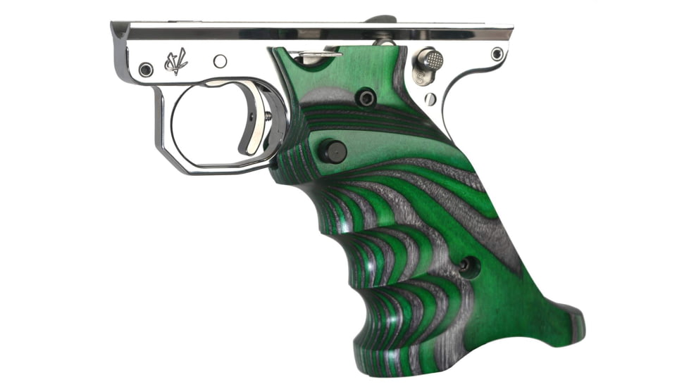 Volquartsen Firearms Laminated Wood Pistol Grips for MKIII, Green, Right-Handed VC3TRG-GR