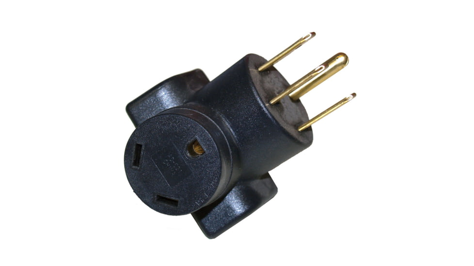 Voltec Heavy Duty 90 deg Molded Adapter 30A F 50A M, 16-00583