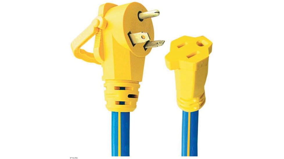 Voltec Industries 30A Male 15A Female Adapter w/ E Zee Grip, 16-00503