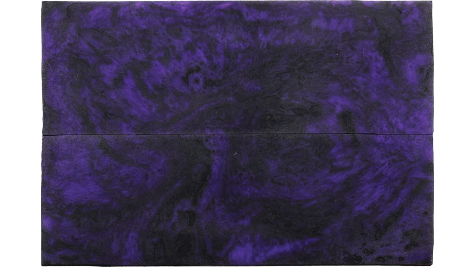 Voodoo Resins Black Hole Resin Slab, 1.95in x 6in x .3in, 2 Pack, Black/Purple Pearl Resin, BKHS-NA01-00