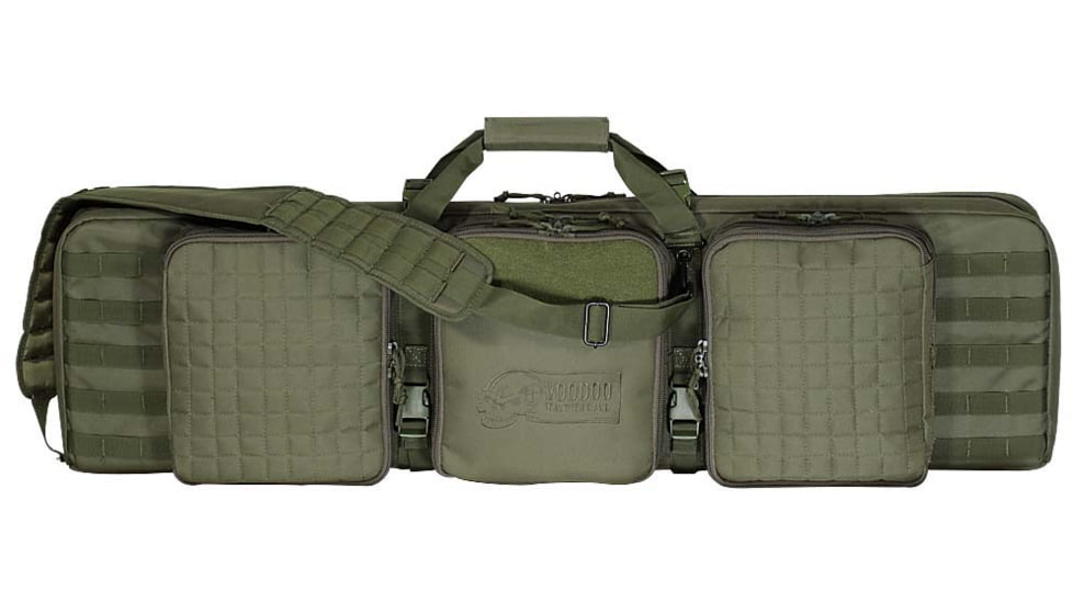 Voodoo Tactical Deluxe Padded Weapon Case w/6 Locks, 42in, OD Green, 42in, 15-9648004000