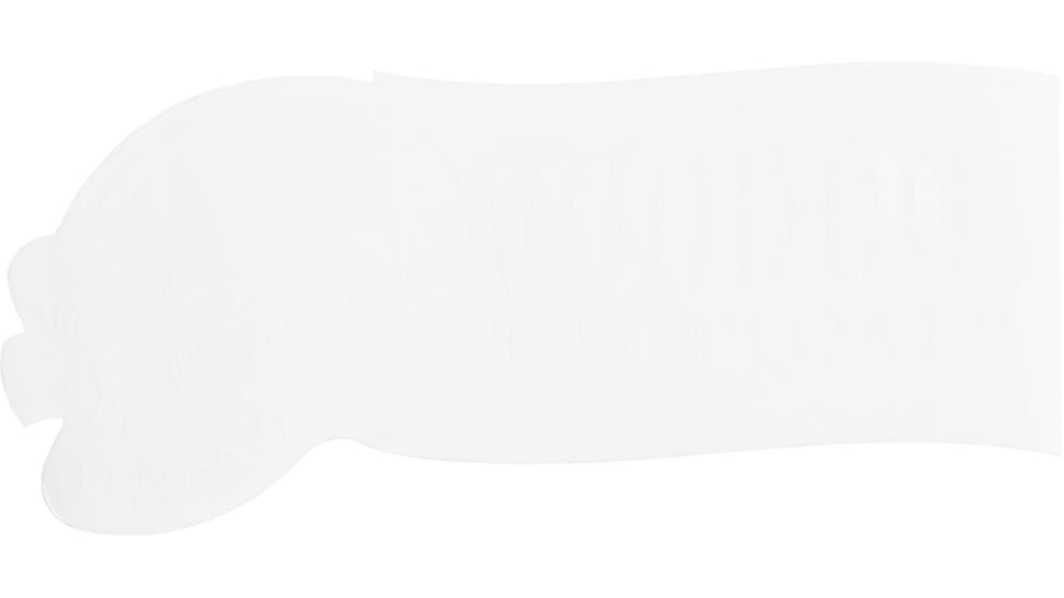 Voodoo Tactical Logo Sticker, 5in, White, 5in, 07-0060024005