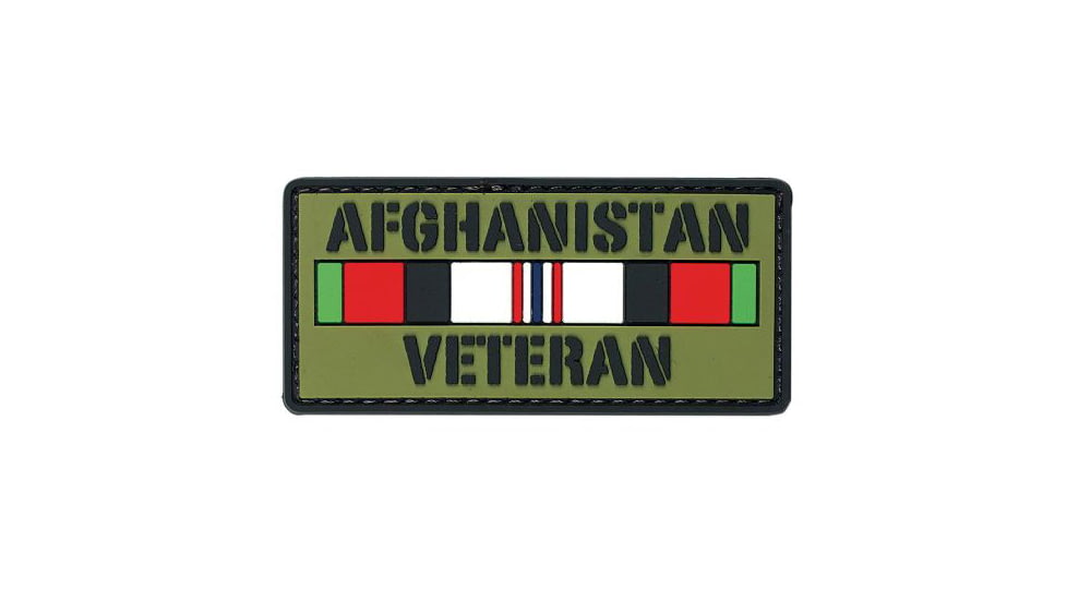 Voodoo Tactical Afghanistan Veteran Patch, Rubber, 07-0812000000