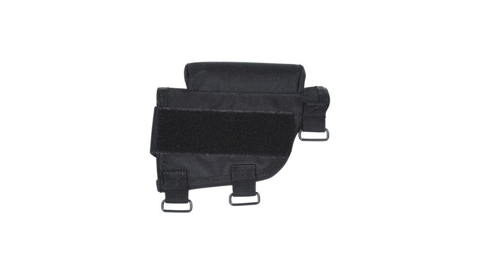Voodoo Tactical Buttstock Cheek Piece w/Ammo Carrier, Black, 20-9421001000