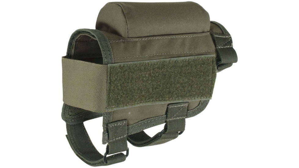 Voodoo Tactical Buttstock Cheek Piece w/Ammo Carrier, Olive Drab, 20-9421004000