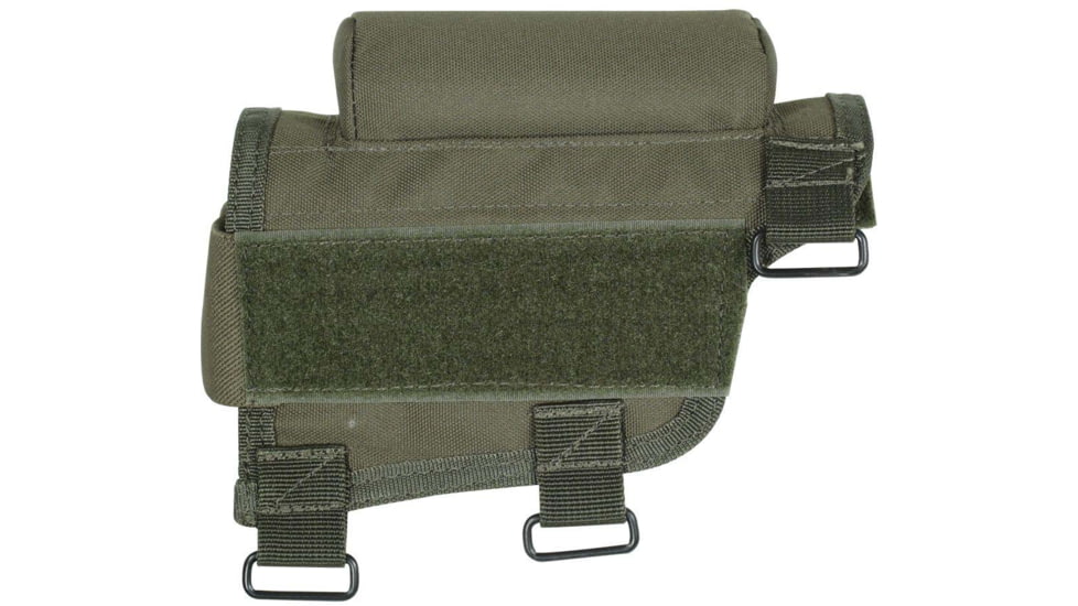 Voodoo Tactical Buttstock Cheek Piece w/Ammo Carrier, OD Green, 20-9421004000