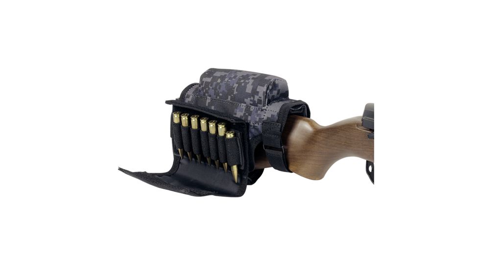 Voodoo Tactical Buttstock Cheek Piece With Ammo Carrier, Urban Digital, 20-9421081000