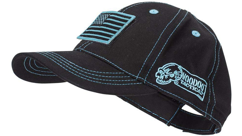 Voodoo Tactical Classic Cap w/ Removable Flag Patch - Women's, Black/Teal, One Size, 20-9352162000