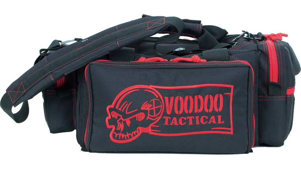 Voodoo Tactical Compact Rhino Range Bag, Black/Red, 15-0540110000