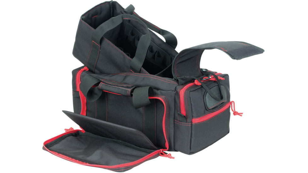 Voodoo Tactical Compact Rhino Range Bag, Black/Red, 15-0540110000