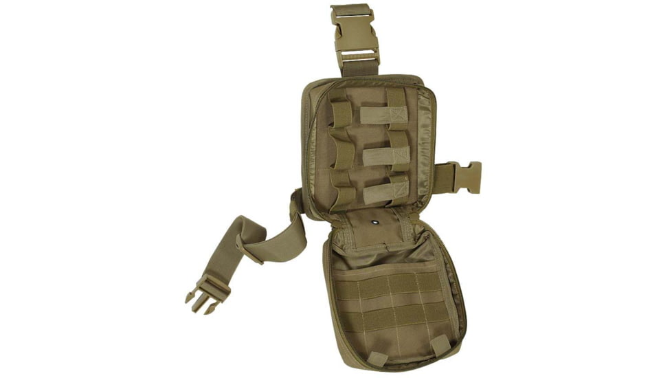 Voodoo Tactical Drop Leg First Aid Pouch, Coyote, 20-0020007000