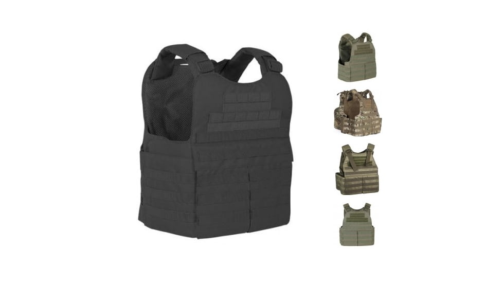Voodoo Tactical Hayden Plate Carrier, Black, Coyote, MultiCam, OD Green, Olive Drab