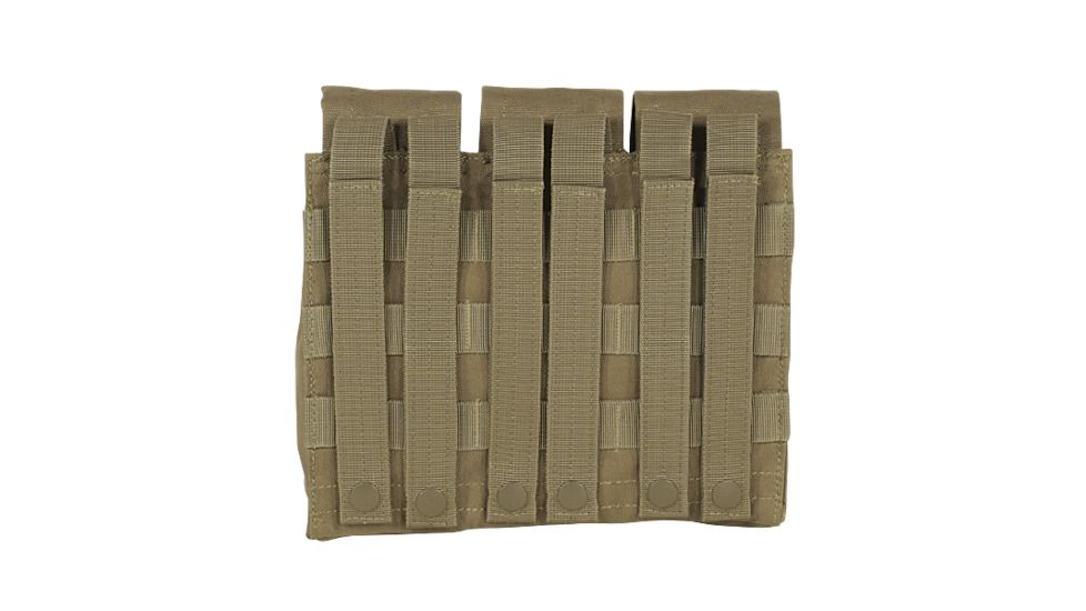 Voodoo Tactical M-4/AK47 Mag Pouch - Triple, Coyote - 20-817507000