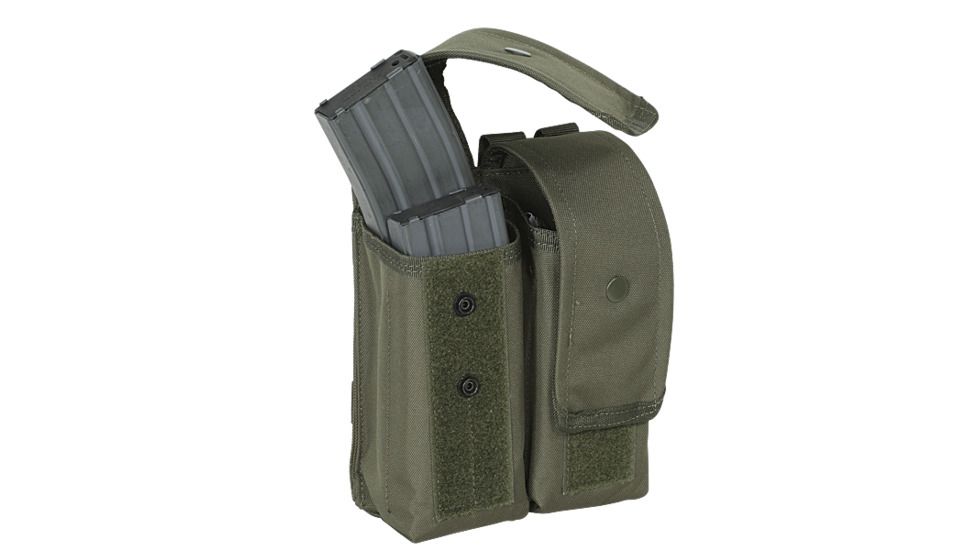 Voodoo Tactical M4/AK47 Mag Pouch - Double, OD Green, 20-7218004000