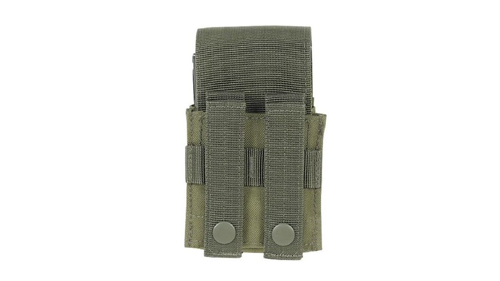 Voodoo Tactical M14 Single Removable Flap Mag Pouch, Olive Drab - 20-013204000