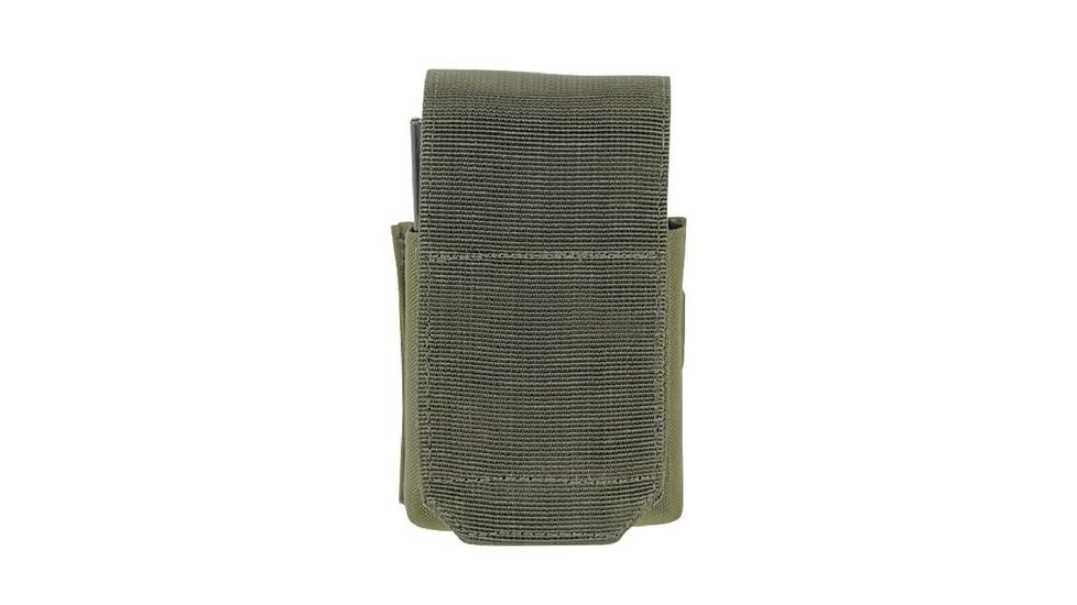 Voodoo Tactical M14 Single Removable Flap Mag Pouch, Olive Drab - 20-013204000