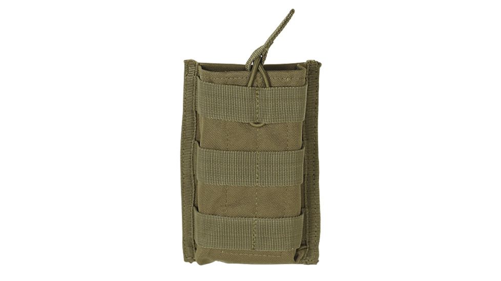 Voodoo Tactical M4/M16 Open Top Mag Pouch W/ Bungee System - Single, Coyote, 20-8584007000