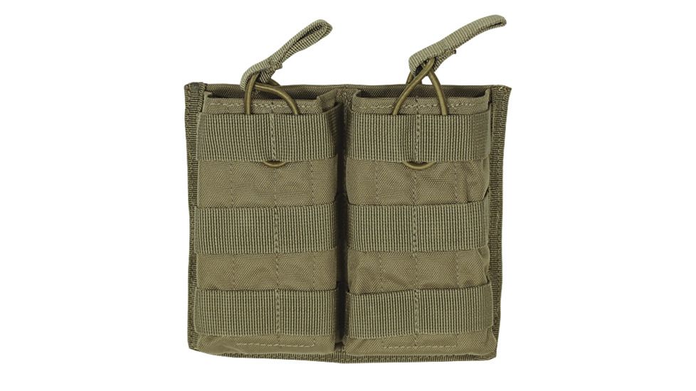 Voodoo Tactical M4/M16 Open Top Mag Pouch W/ Bungee System - Double, Coyote - 20-858507000