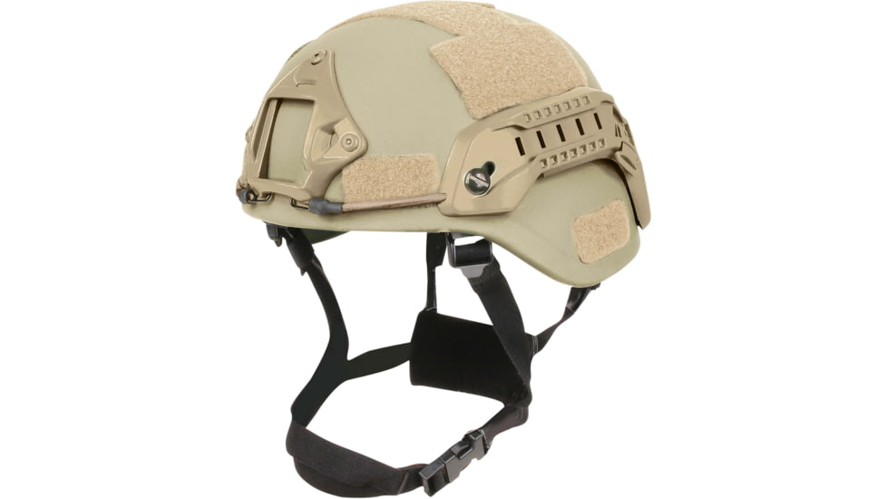 Voodoo Tactical MICH Ballistic Helmet, Level IIIA, Tan, Large, 20-0214007094