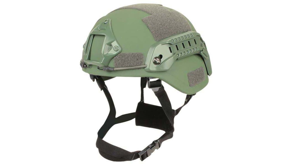 Voodoo Tactical MICH Ballistic Helmet, Level IIIA, OD Green, Large, 20-0214004094