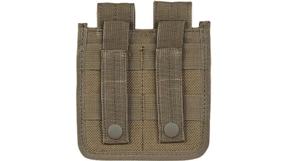 Voodoo Tactical Molded Pistol Mag Pouch - Double, Coyote, DOUBLE, 20-0300007000