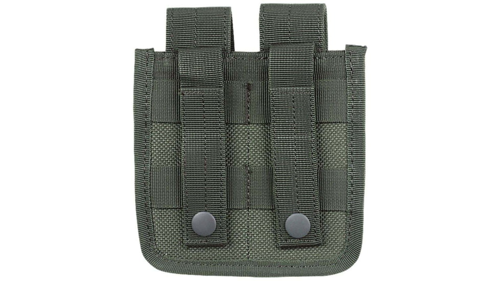 Voodoo Tactical Molded Pistol Mag Pouch - Double, Olive Drab, DOUBLE, 20-0300004000