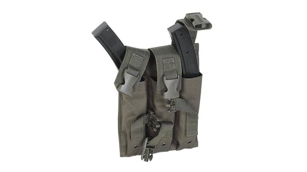 Voodoo Tactical MP5 Mag Pouch - Double, Olive Drab 20-933904000