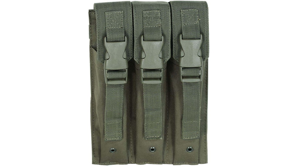Voodoo Tactical MP5 Mag Pouch, Triple, OD Green, 20-9340004000