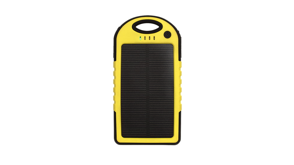 Voodoo Tactical MSP Life Solar Charger, 5000 mAh, Lithium polymer, Yellow/Black, 11-0035017000