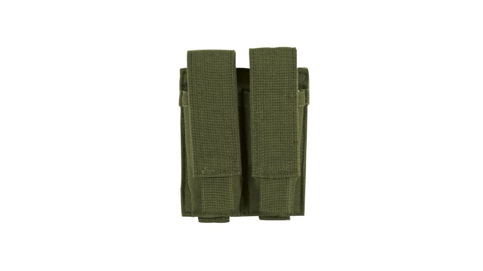 Voodoo Tactical Pistol Mag Pouch, Double, OD Green, 20-7975004000