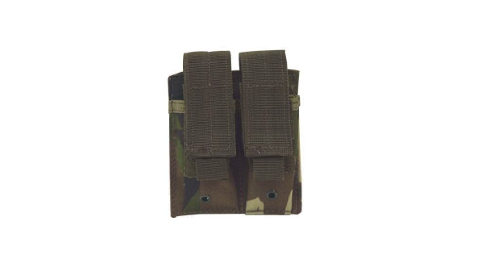 Voodoo Tactical Pistol Mag Pouch, Double, Woodland Camo, 20-7975005000
