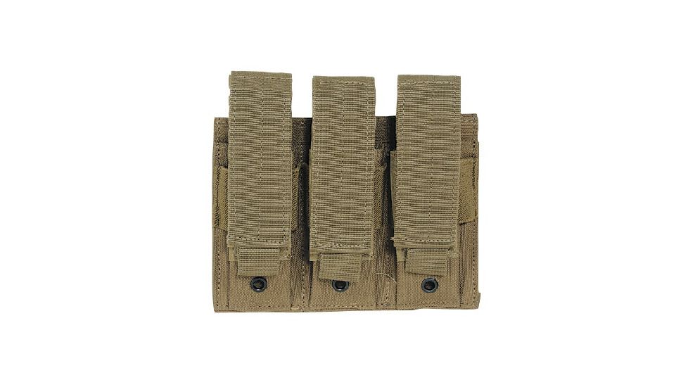 Voodoo Tactical Pistol Mag Pouch, Triple, Coyote, 20-7976007000