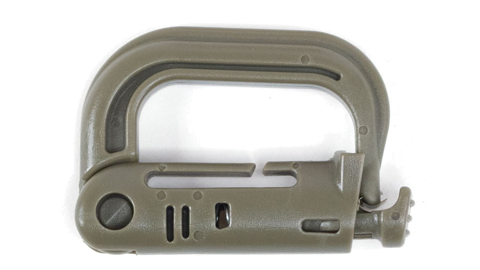 Voodoo Tactical Polycarbonate Carabiner, OD Green, 02-2291004000