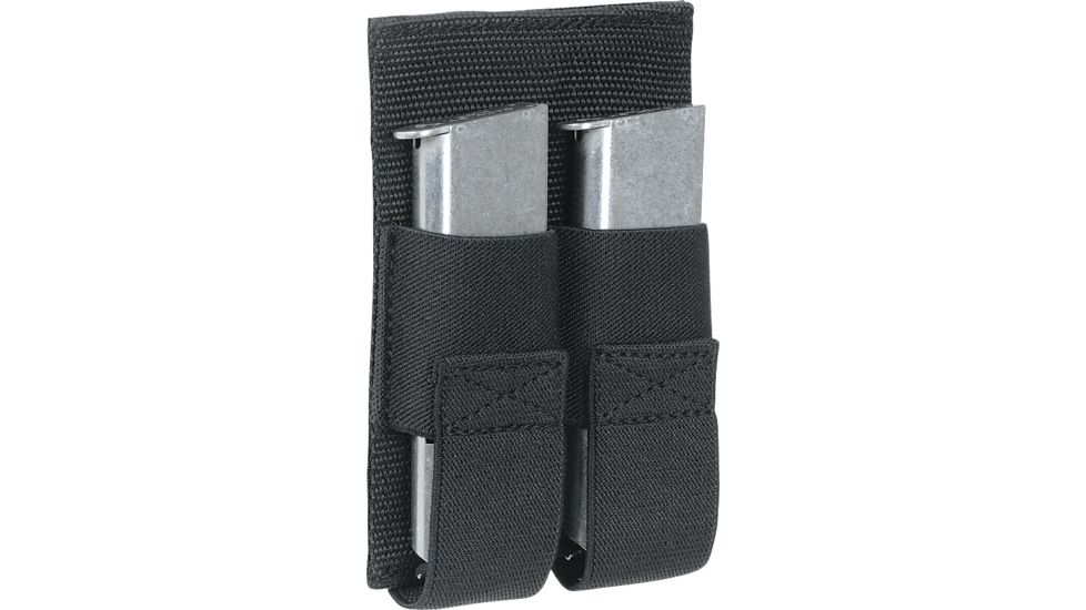 Voodoo Tactical Removable Pistol Mag Pouch, Double, Black, 20-0119001000
