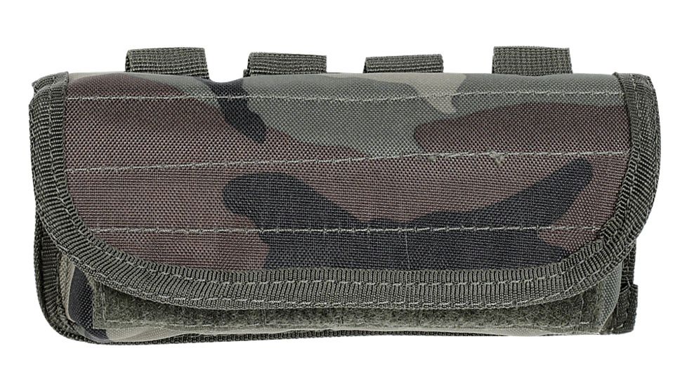 Voodoo Tactical Shotgun Ammo Pouch, 2.75in, Woodland Camo - 20-721505000