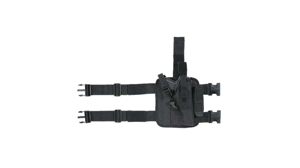 Voodoo Tactical Drop Leg Holster, Universal, Right Hand, Black, 20-0052001001