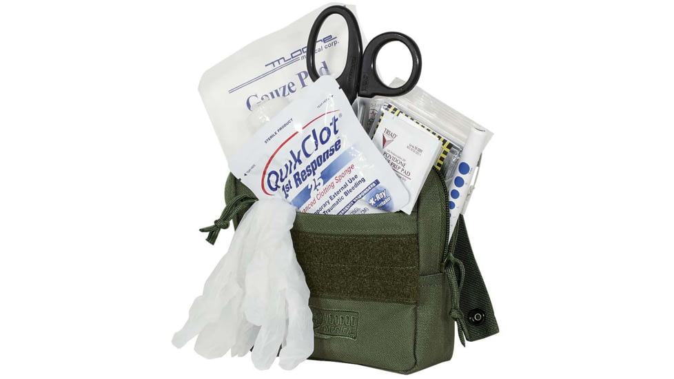 Voodoo Tactical Tactical First Aid Pouch, Olive Drab, 20-0019004000