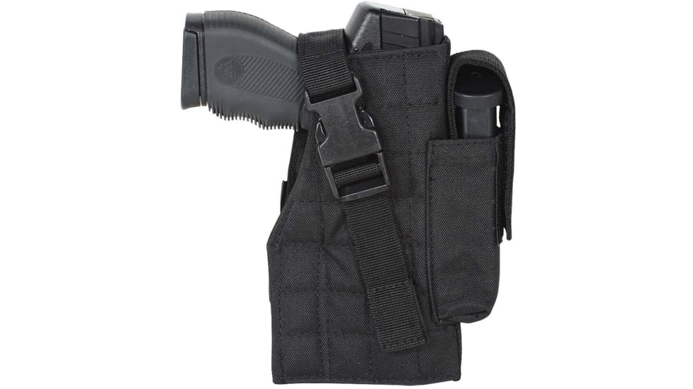 Voodoo Tactical Tactical Molle Holster, Left Hand, Black, 25-0029001002