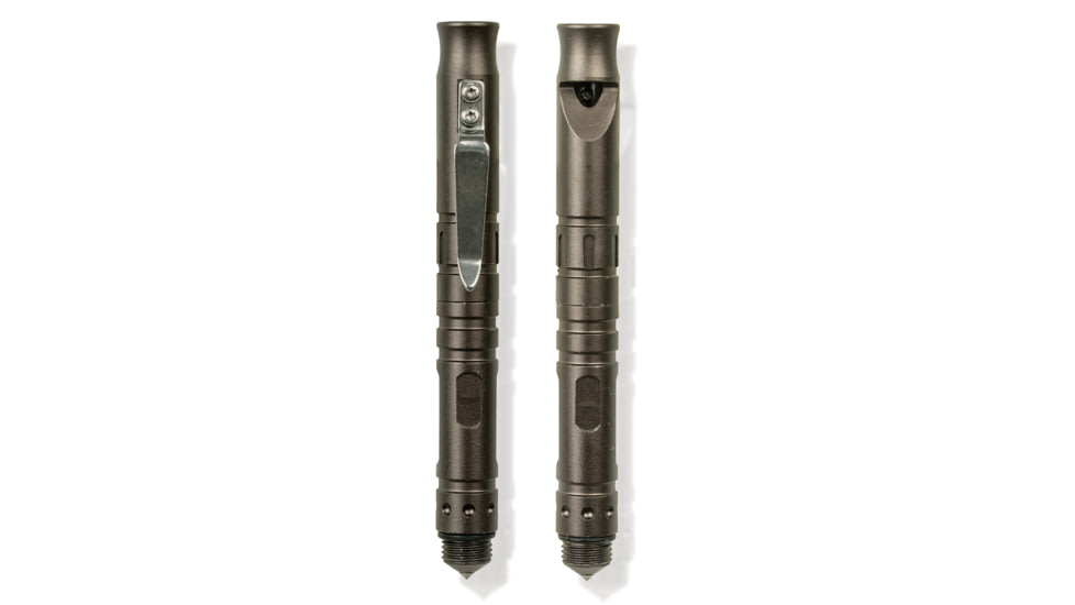 Voodoo Tactical The Grunt Compact Whistle, Glass Breaker Pen, Gray, 07-1231014000