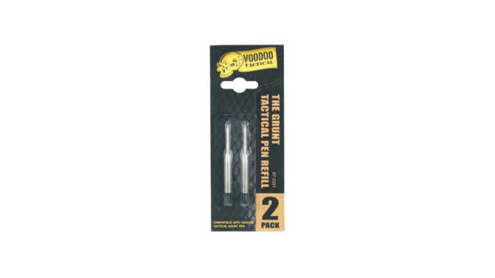 Voodoo Tactical The Grunt Tactical Pen Refill, 2 Pack, 07-3331000000