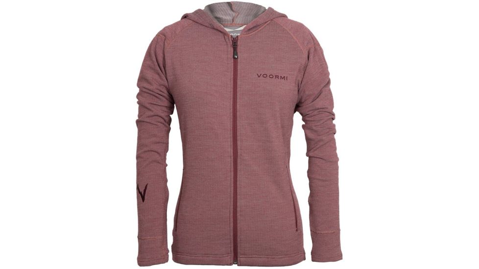 Voormi Confluence Hoodie - Women's-Cranberry-X-Small