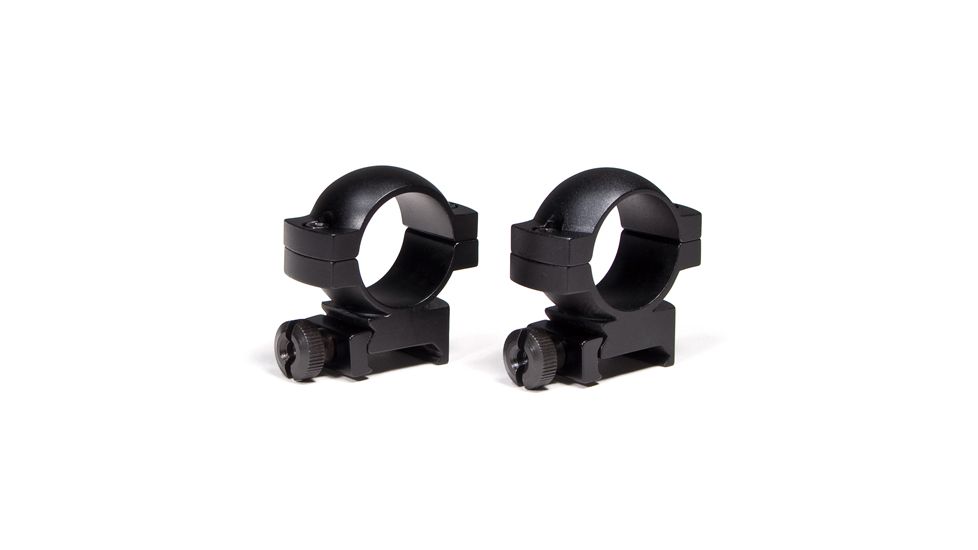 USED Vortex 1-inch Rifle Scope Rings, Medium, Picatinny/Weaver Mount, Set of 2, Black, RING-M, EDEMO11, Used, Condition Fair