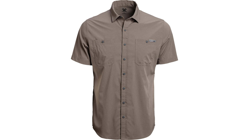 Vortex Alpine Cove SS Shirt - Men's, Medium, Morel, 122-17-MORM