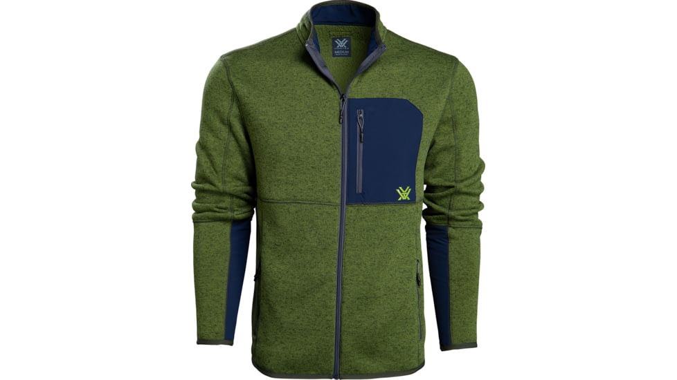 Vortex Anchor Point Fleece Full Zip Jacket - Men's, Medium, Mayfly, 220-25-MFYM