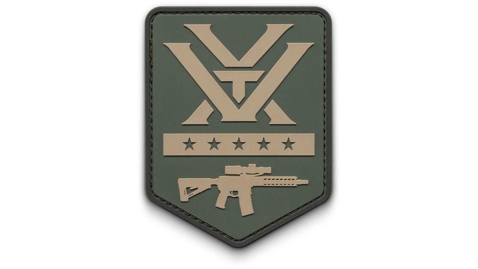 Vortex Badge Patch, Grey, 120-49-GRY
