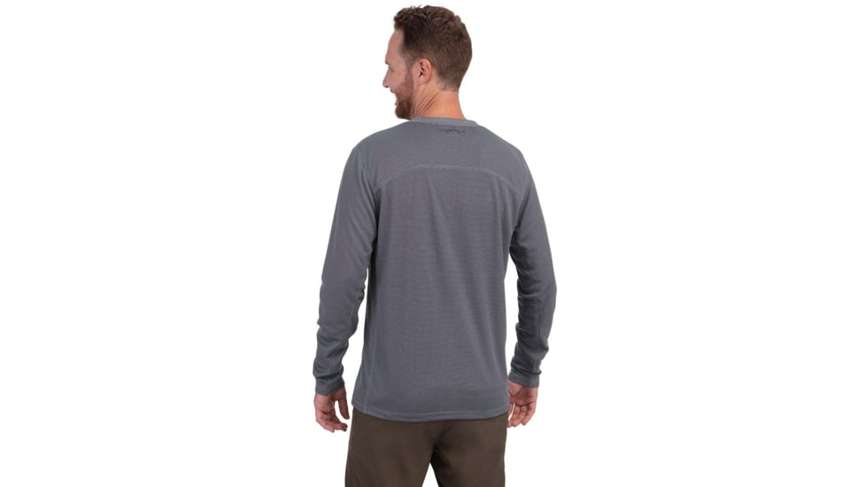 Vortex Core Logo LS Performance Grid Shirt - Mens, Turbulence, XL, 222-43-TRBXL