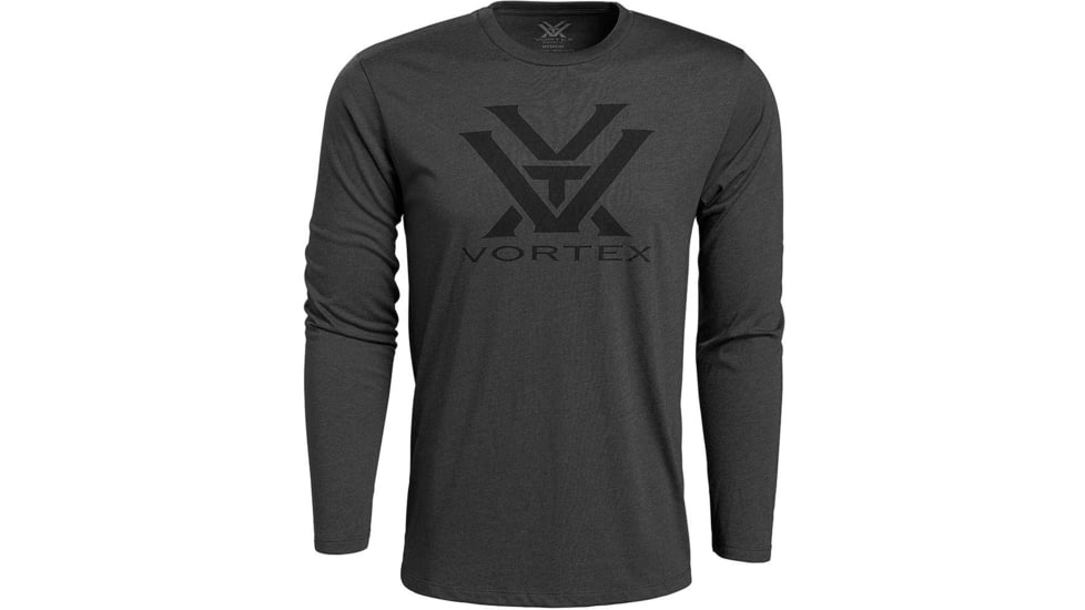 Vortex Core Logo LS T-Shirt - Men's, 2XL, Charcoal Heather, 221-02-CHH2X