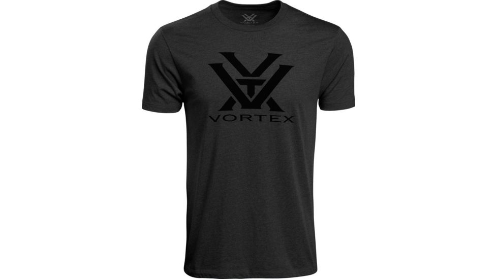 Vortex Core Logo Short Sleeve T-Shirts - Men's, Charcoal Heather, S, 120-16-CHHS