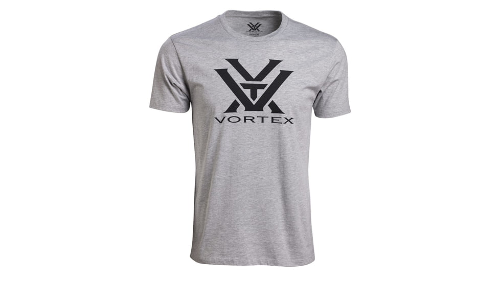 Vortex Core Logo Short Sleeve T-Shirts - Men's, Grey Heather, 2XL, 120-16-GHT2X