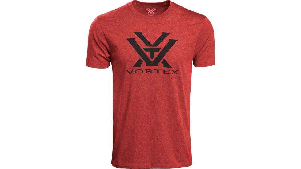 Vortex Core Logo Short Sleeve T-Shirt - Men's, 3XL, Red Heather, 120-16-REH3X